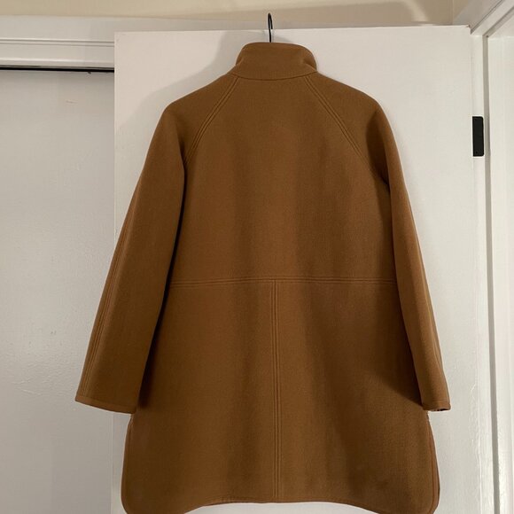 NWOT Madewell Estate Cocoon Coat in Camel - Picture 5 of 12
